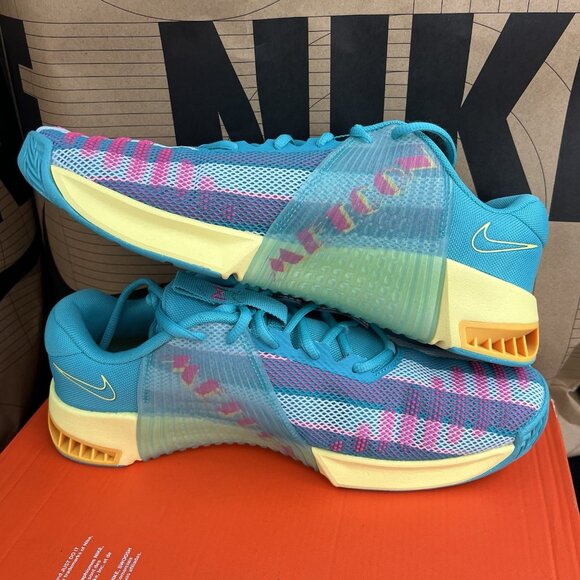 NEW Nike Metcon 9 AMP Men Size 11.5 Dusty Cactus Blue Fierce Pink DZ2616 300 main image 5